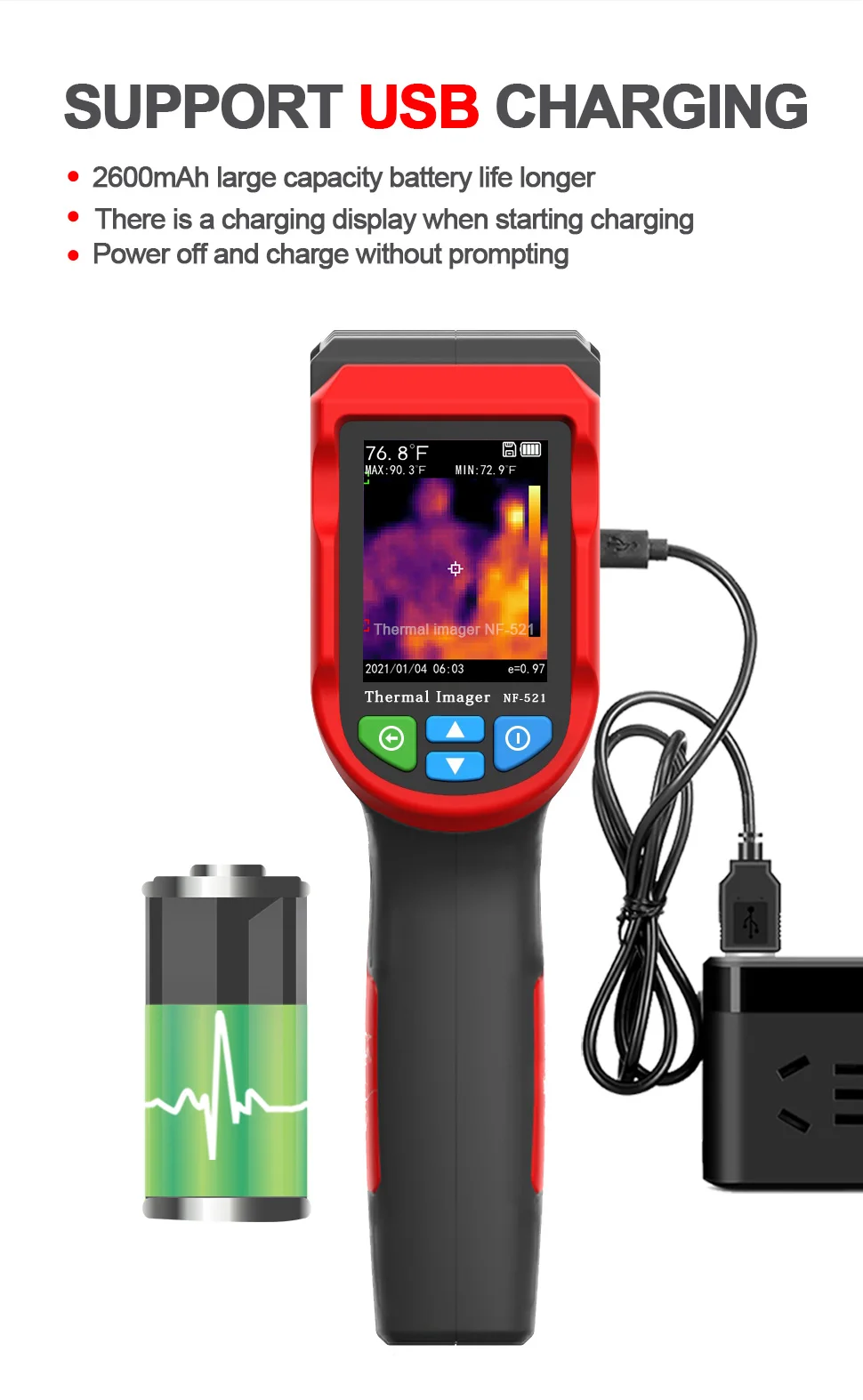 Caméra thermique infrarouge in - Nf 521 Thermal Imaging Camera avis et prix