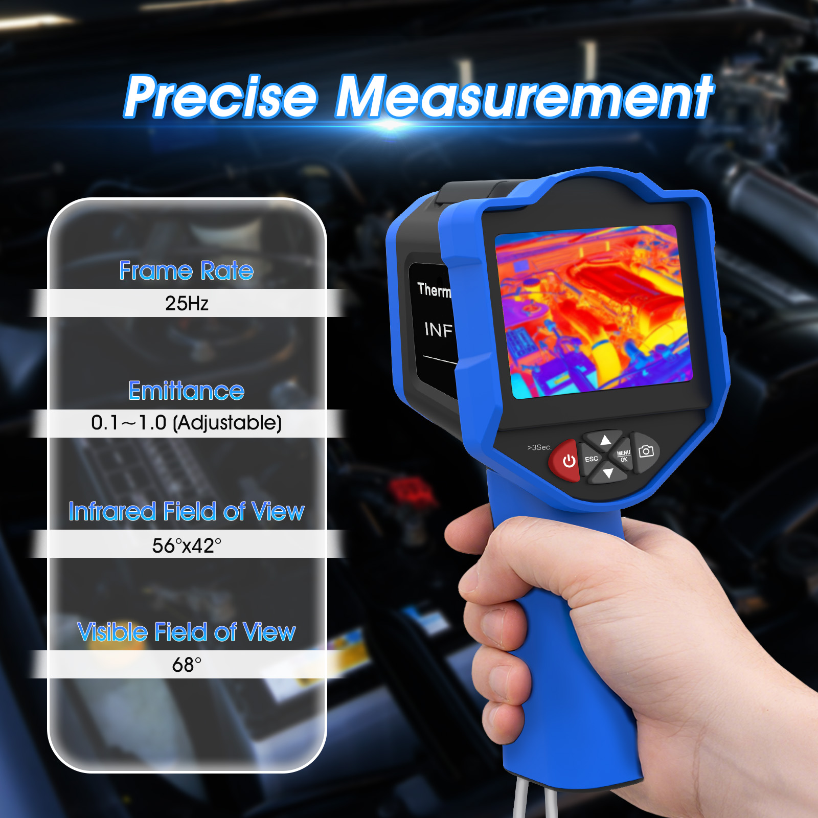 Caméra thermique 256x192, imag - Thermal Imaging Camera 256X192 avis et prix